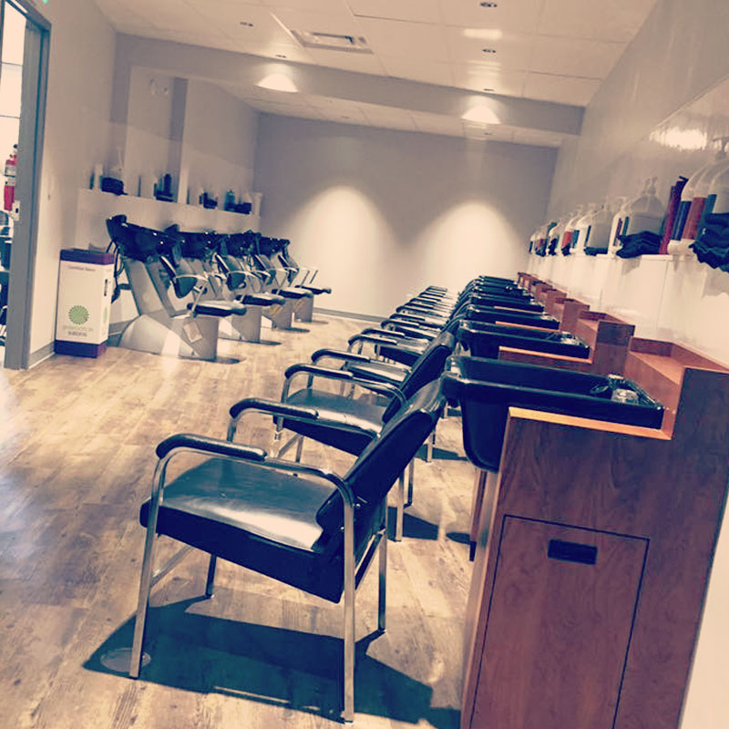 Seats in new salon